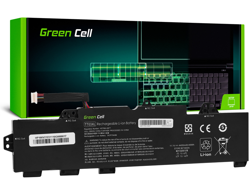 baterija Green Cell TT03XL za HP EliteBook 755 G5 850 G5, HP ZBook 15u G5 (HP166V2)