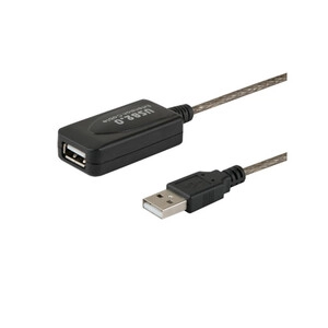 Kabel USB podaljšek Moški - Ženski priklop 10M Savio CL-130 USB 2.0-A