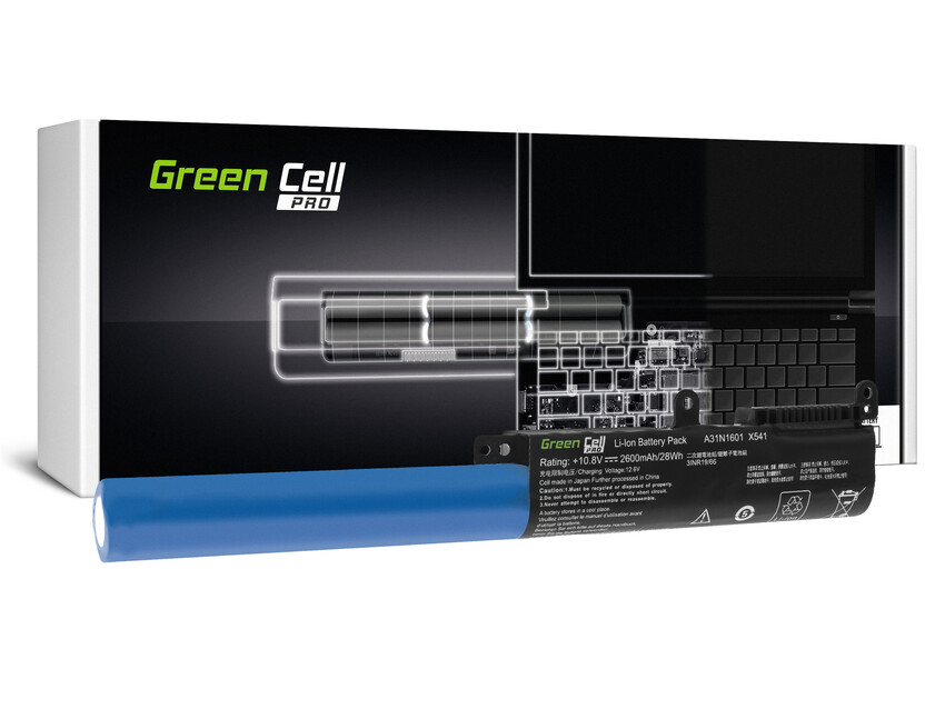 Green Cell baterija PRO A31N1601 za Asus R541N R541NA R541S R541U R541UA R541UJ Vivobook Max F541N F541U X541N X541NA X541S (AS94PRO)
