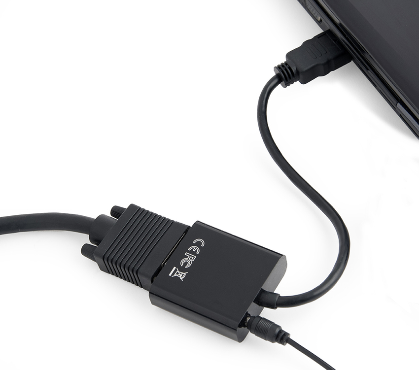 Adapter HDMI - VGA 15cm Gembird A-HDMI-VGA-03