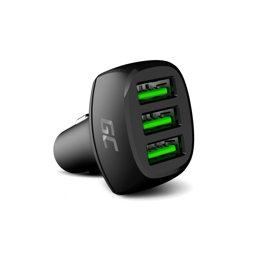 Green Cell GC PowerRide 54W 3xUSB 18W Car polnilec z Ultra Charge fast charging technology (CADGC01)