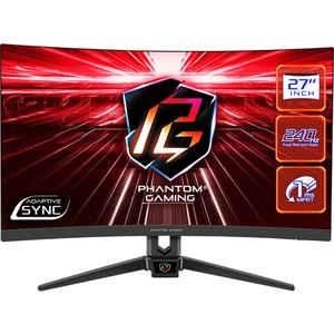 Monitor ASRock Phantom Gaming PG27F15RS1A 68,58 cm (27″) FHD VA LED HDR10 240 Hz ukrivljen