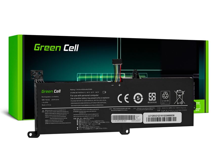 Green Cell L16C2PB2 L16M2PB1 baterija za Lenovo IdeaPad 3 3-15ADA05 3-15IIL05 320-15IAP 320-15IKB 320-15ISK 330-15AST 330-15IKB (LE125V2)