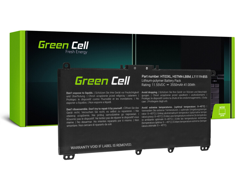 Green Cell baterija HT03XL L11119-855 za HP 250 G7 G8 255 G7 G8 240 G7 G8 245 G7 G8 470 G7, HP 14 15 17, HP Pavilion 14 15 (HP163)