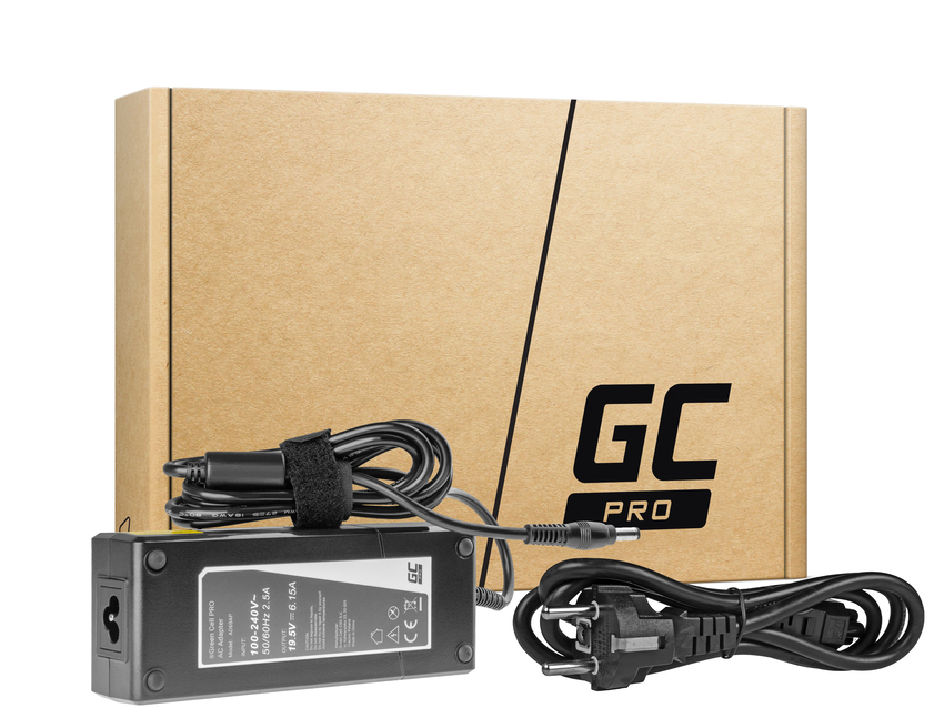 Green Cell PRO polnilec / AC Adapter 19.5V 6.15A 120W za Lenovo IdeaPad Y510p Y550p Y560 Y570 Y580 Z500 Z570 MSI GE60 GE70 GP70 (AD69AP)
