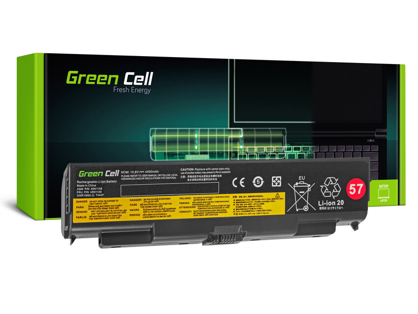 Green Cell baterija za Lenovo ThinkPad T440p T540p W540 W541 L440 L540 (LE89)