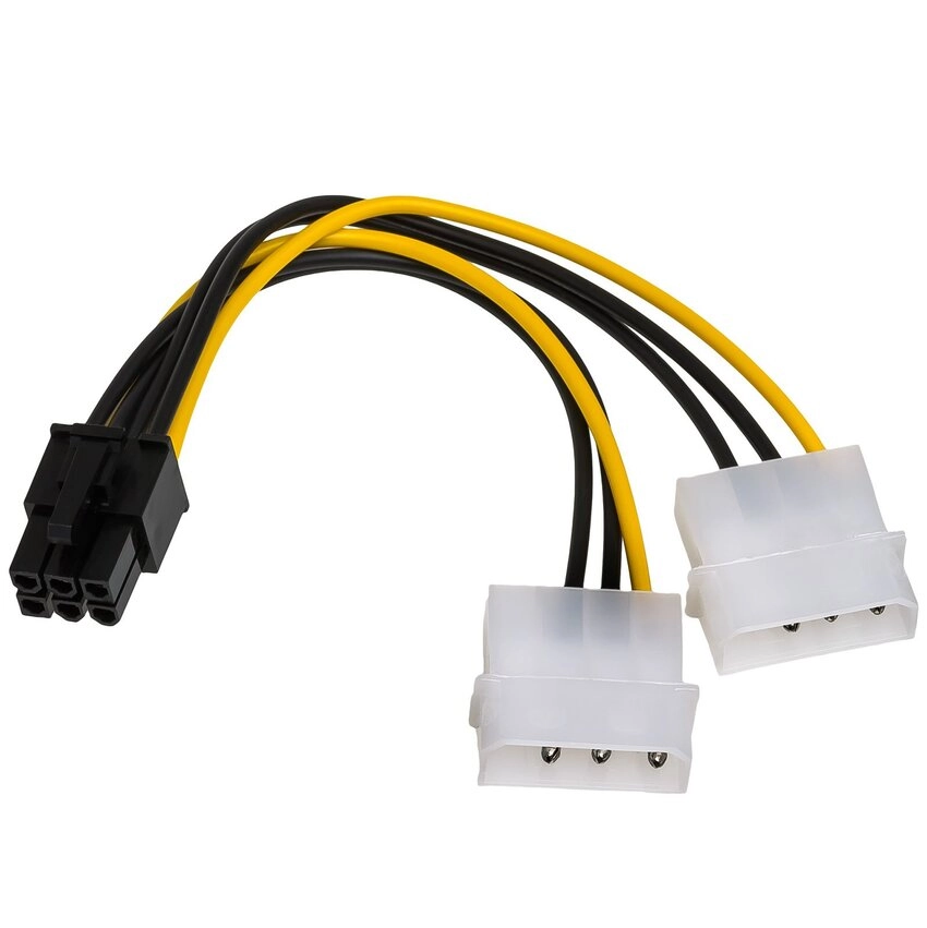 Interni kabel-adapter molex - 2x sata AK-CA-13