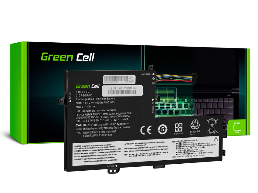 Green Cell baterija L18C3PF6 L18C3PF7 L18M3PF6 L18M3PF7 za Lenovo IdeaPad C340-15IIL S340-14API S340-15API S340-15IIL S340-15IWL (LE172)