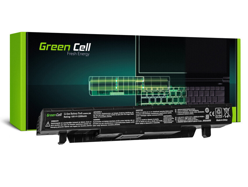 Green Cell baterija A41N1424 za Asus GL552 GL552J GL552JX GL552V GL552VW GL552VX ZX50 ZX50J ZX50V (AS84)
