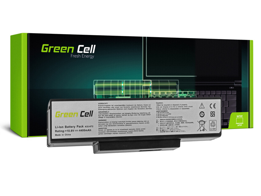 Green Cell baterija A32-K72 A32-N71 za Asus K72 K72J K72F K73SV N71 N71J N73SV X73S (AS06)