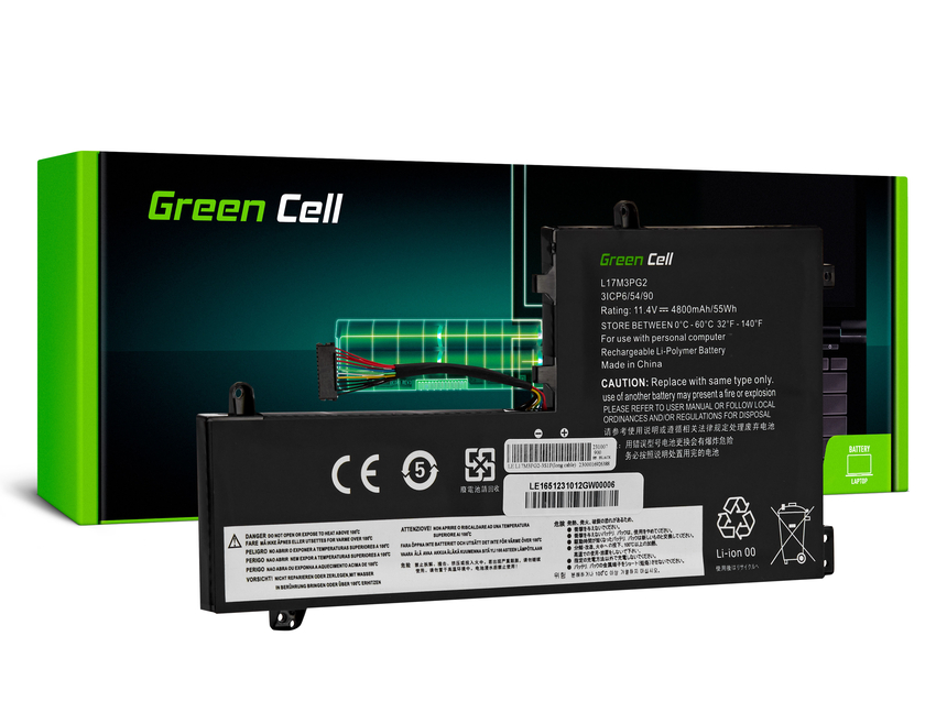 Green Cell baterija L17C3PG1 L17L3PG1 L17M3PG2 L17M3PG3 za Lenovo Legion Y530-15ICH Y540-15IRH (LE165)