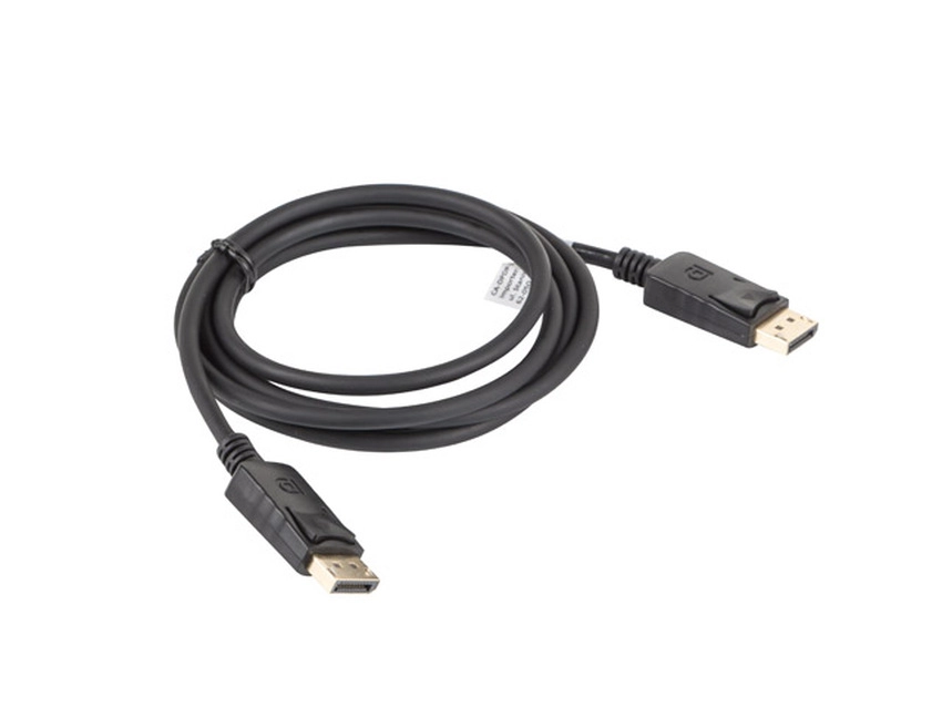 Kabel (DP) DisplayPort / DisplayPort 1.8m, Lanberg CA-DPDP-10CC-0018-BK
