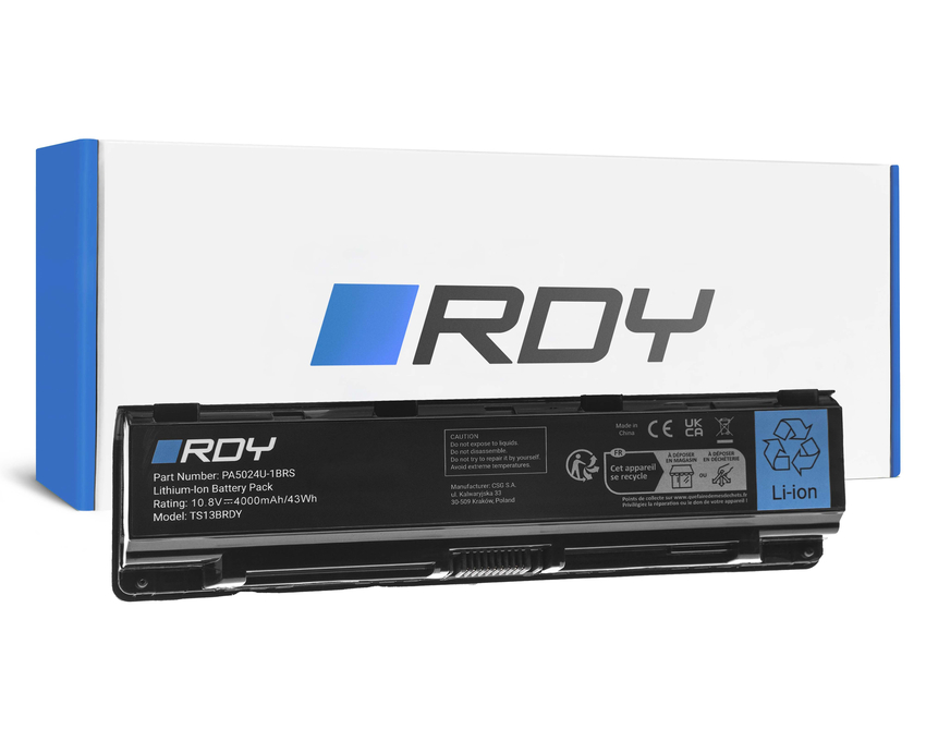 baterija RDY PA5024U-1BRS to Toshiba Satellite C850 C855 C870 L850 L855 (TS13BRDY)