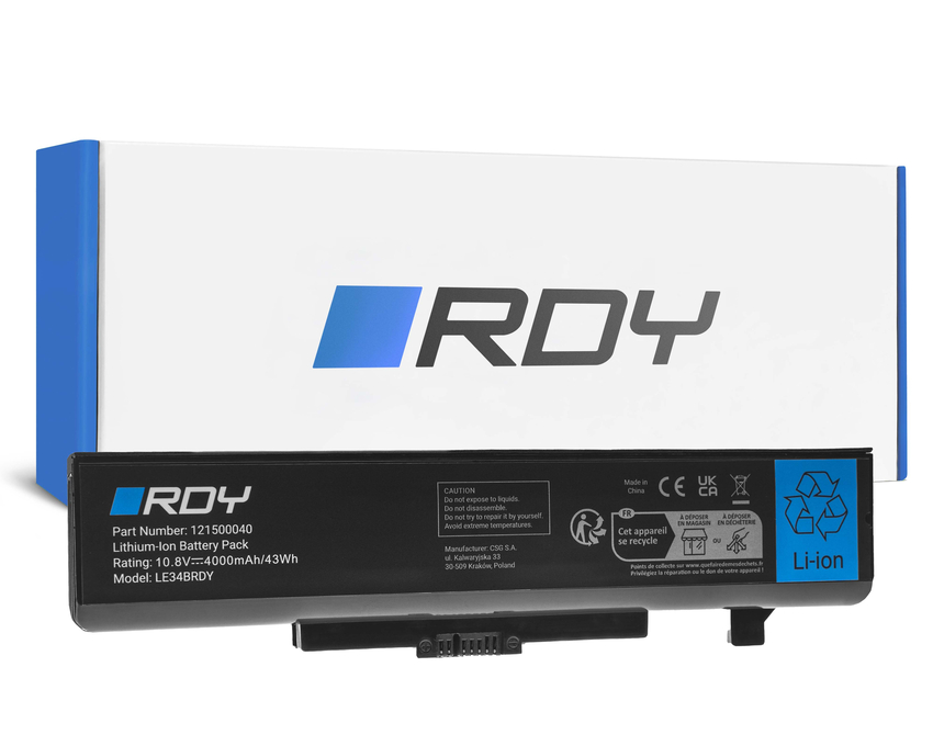 RDY Laptop baterija L11L6Y01 L11M6Y01 L11S6Y01 za Lenovo B580 B590 G500 G505 G510 G580 G585 G700 G710 V580 IdeaPad Z585 (LE34BRDY)