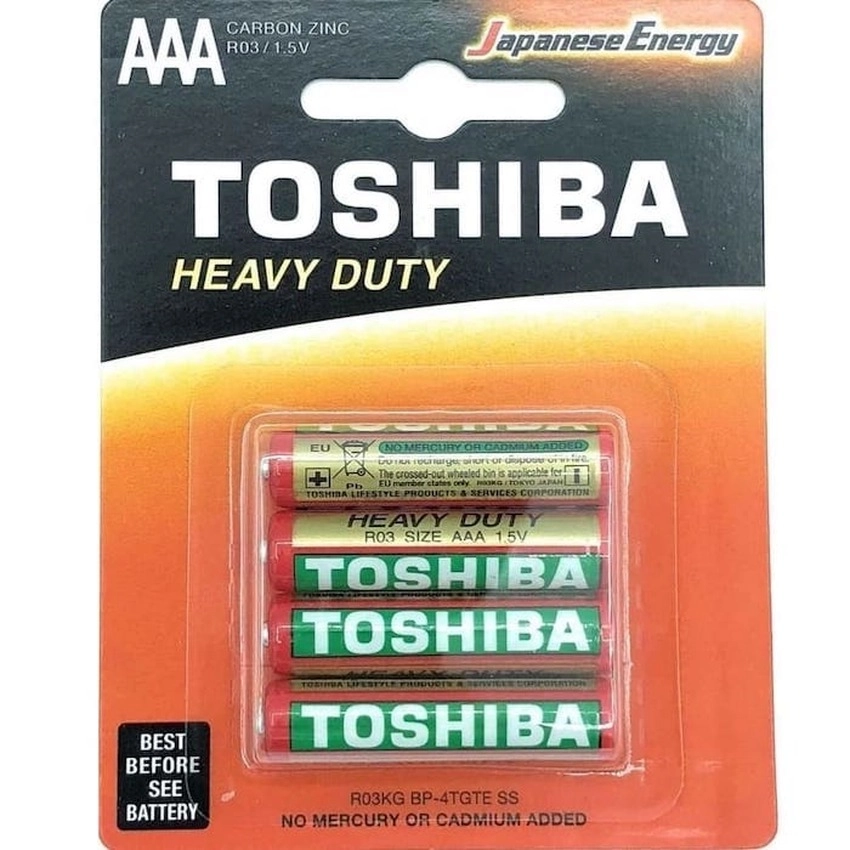 Baterije Toshiba AAA 4TGTE 1.5V (4x pakiranje)