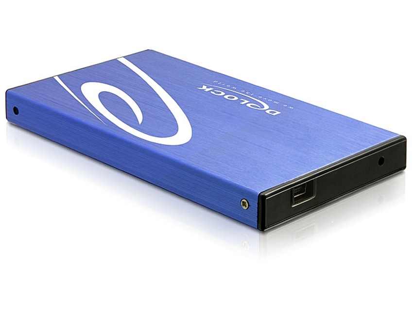 Ohišje 2,5 IDE HDD > USB 2.0 modri Delock