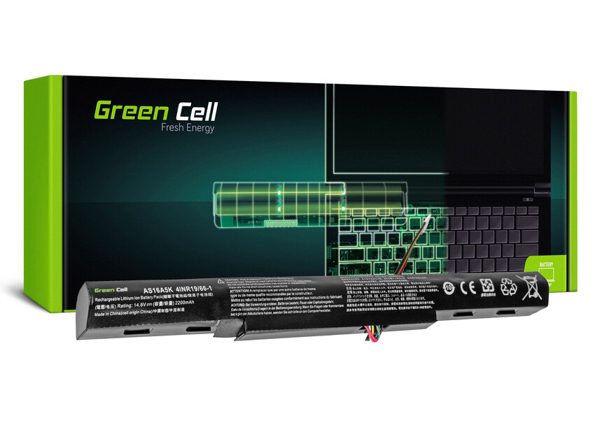 Green Cell baterija AS16A5K za Acer Aspire E15 E5-553 E5-553G E5-575 E5-575G F15 F5-573 F5-573G (AC51)