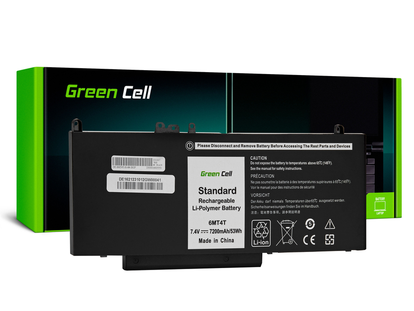 Green Cell baterija 6MT4T 07V69Y za Dell Latitude E5270 E5470 E5570 (DE162)