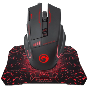 USB miška Gaming MARVO G909L + G1 podloga