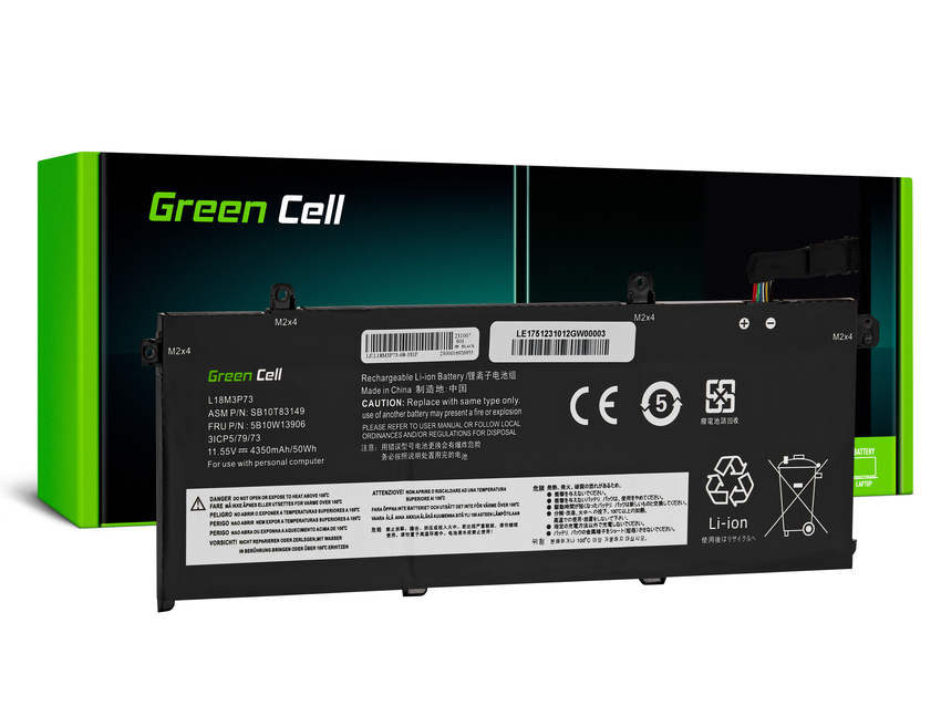 Green Cell L18C3P71 L18C3P72 L18L3P73 L18M3P73 L18M3P74 baterija za Lenovo ThinkPad T490 T495 P43s P14s T14 Gen 1 Gen 2 (LE175)