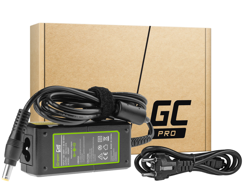 Green Cell PRO polnilec / AC Adapter 19V 2.37A 45W za Acer Aspire E5-511 E5-521 E5-573 E5-573G ES1-131 ES1-512 ES1-531 V5-171 (AD66P)