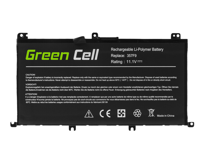 Green Cell baterija 357F9 za Dell Inspiron 15 5576 5577 7557 7559 7566 7567 (DE139)
