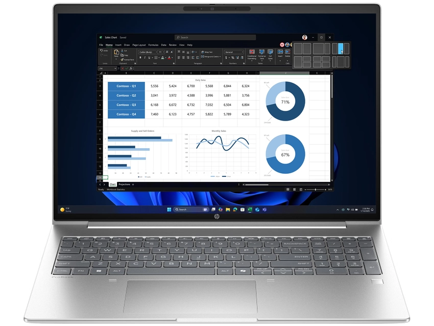 Prenosnik HP ProBook 4 G1i 16 | U5 255H | 16GB RAM | 512GB SSD | RTX 3050 (4GB)