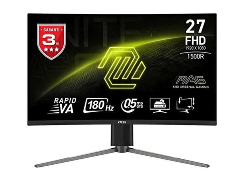 Gaming monitor MSI MAG 27C6F 68,6 cm (27″) FHD Rapid VA LED 180Hz Adaptive Sync