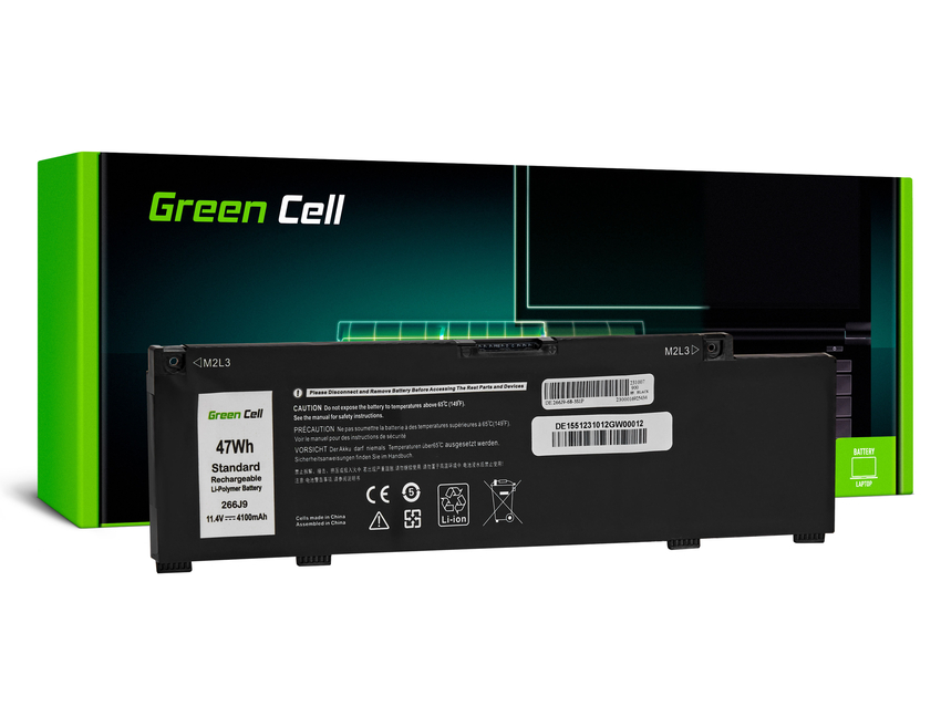 Green Cell baterija 266J9 0M4GWP za Dell G3 15 3500 3590 G5 5500 5505 Inspiron 14 5490 (DE155)