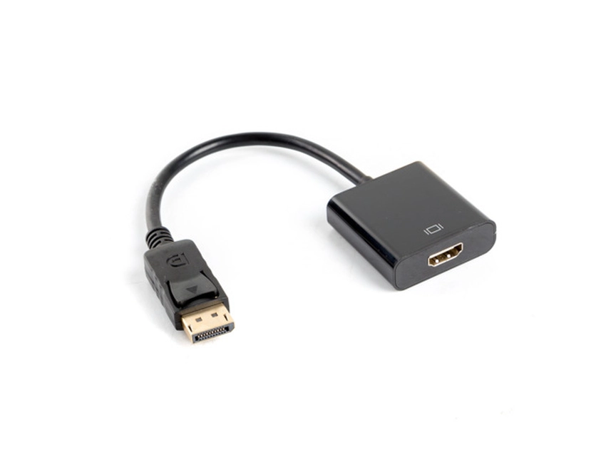 Adapter Displayport - HDMI , 15cm, Lanberg AD-0009-BK
