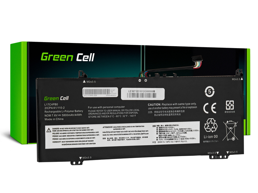 Green Cell baterija L17C4PB0 L17C4PB2 L17M4PB0 L17M4PB2 za Lenovo IdeaPad 530S-14ARR 530S-14IKB Yoga 530-14ARR 530-14IKB (LE167)