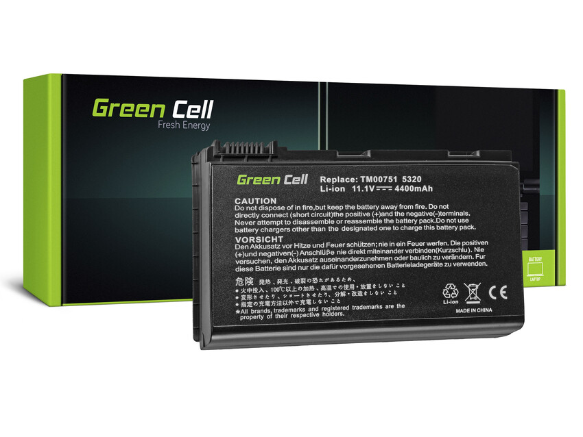 Green Cell baterija GRAPE32 TM00741 za Acer Extensa 5000 5220 5610 5620 TravelMate 5220 5520 5720 7520 7720 (AC08)