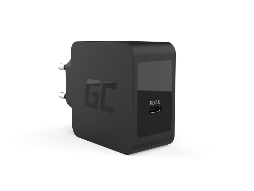 Green Cell polnilec USB-C 18W PD za Samsung Galaxy S8 S8+ S9 S9+ Note 8, iPhone X / 8 / 8 Plus, Nintendo Switch in druge (CHAR07)