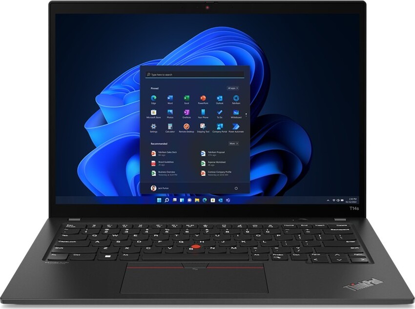 Prenosnik Lenovo ThinkPad T14S G3 / i7 / RAM 32 GB / SSD Disk / 14,0″ WUXGA