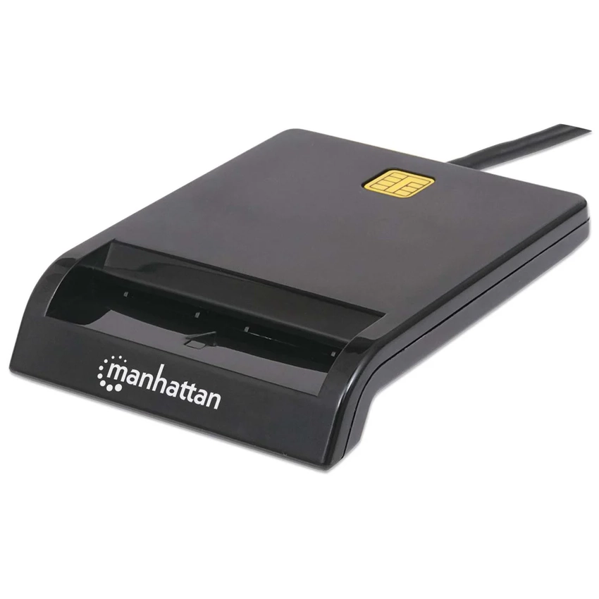 Manhattan USB-A Contact Smart Card Reader 102049