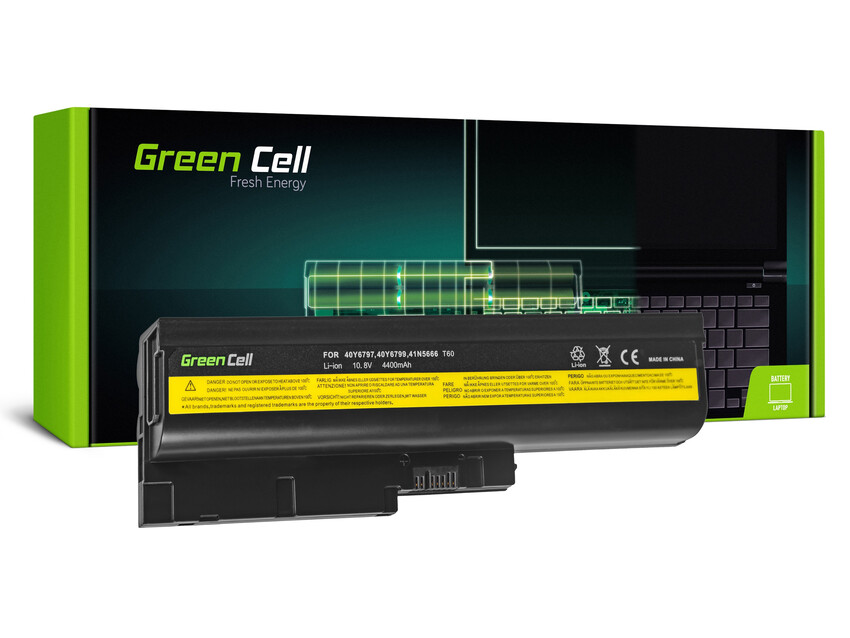 Green Cell baterija za Lenovo IBM ThinkPad T60 T60p T61 R60 R60e R60i R61 R61i T61p R500 SL500 W500 (LE01)