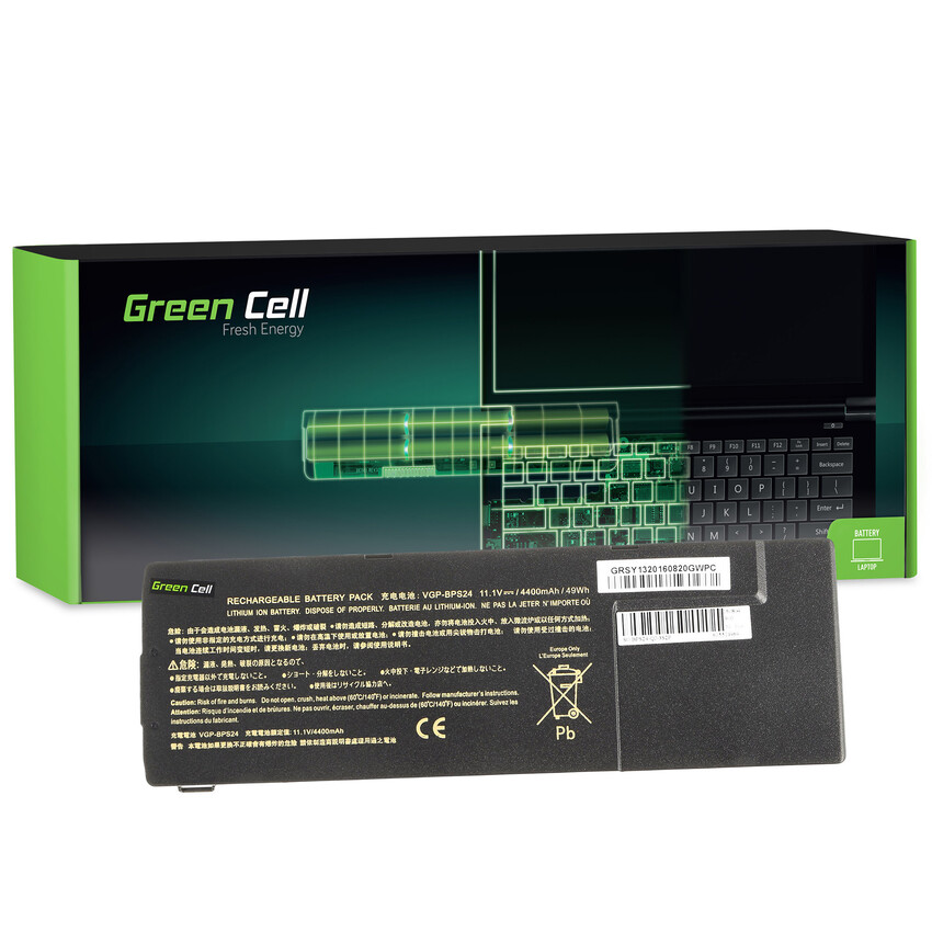 Green Cell baterija VGP-BPS24 VGP-BPL24 VGP-BPSC24 za Sony Vaio (SY13)