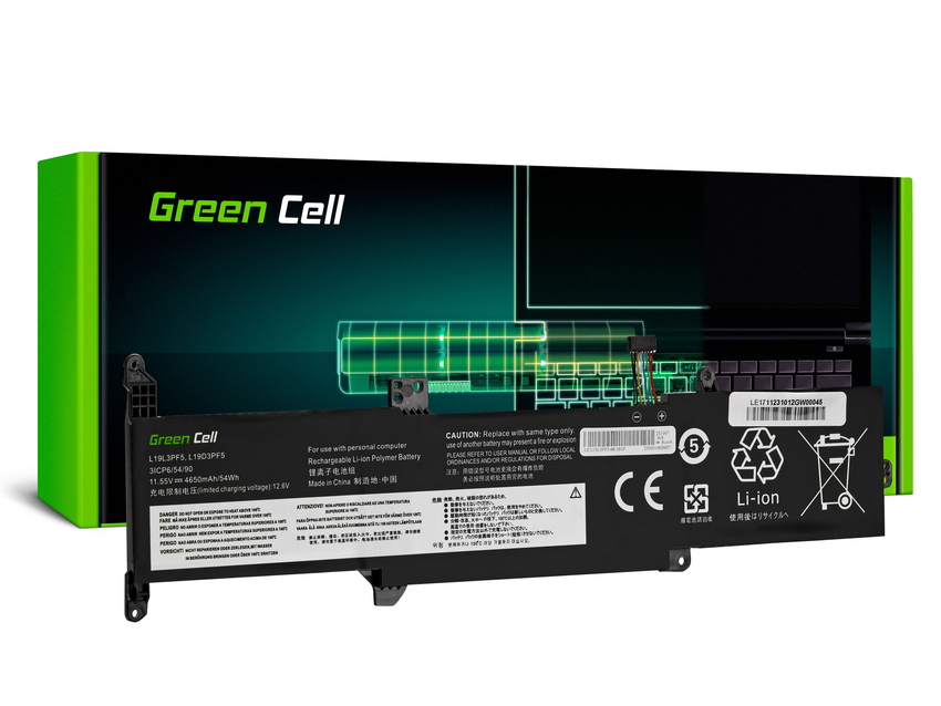 Green Cell L19C3PF7 L19D3PF5 L19L3PF5 baterija za Lenovo IdeaPad 3-14ADA05 3-14IIL05 3-14IML05 3-15ADA05 3-15IIL05 (LE171)