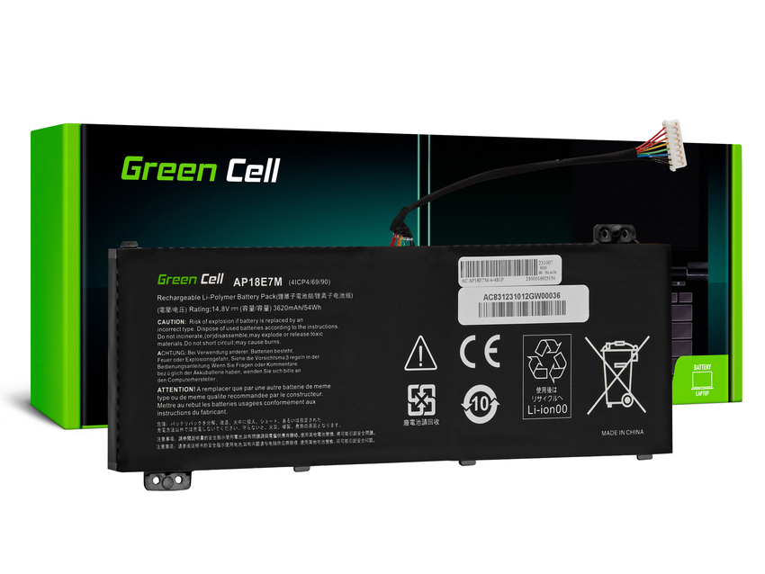 Green Cell AP18E7M AP18E8M baterija za Acer Nitro 5 AN515-44 AN515-45 AN515-54 AN515-55 AN515-57 AN515-58 AN517-51 AN517-54 (AC83)
