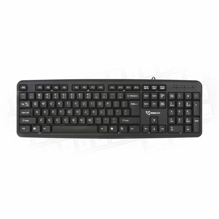 USB tipkovnica SBOX K-14 črna SLO