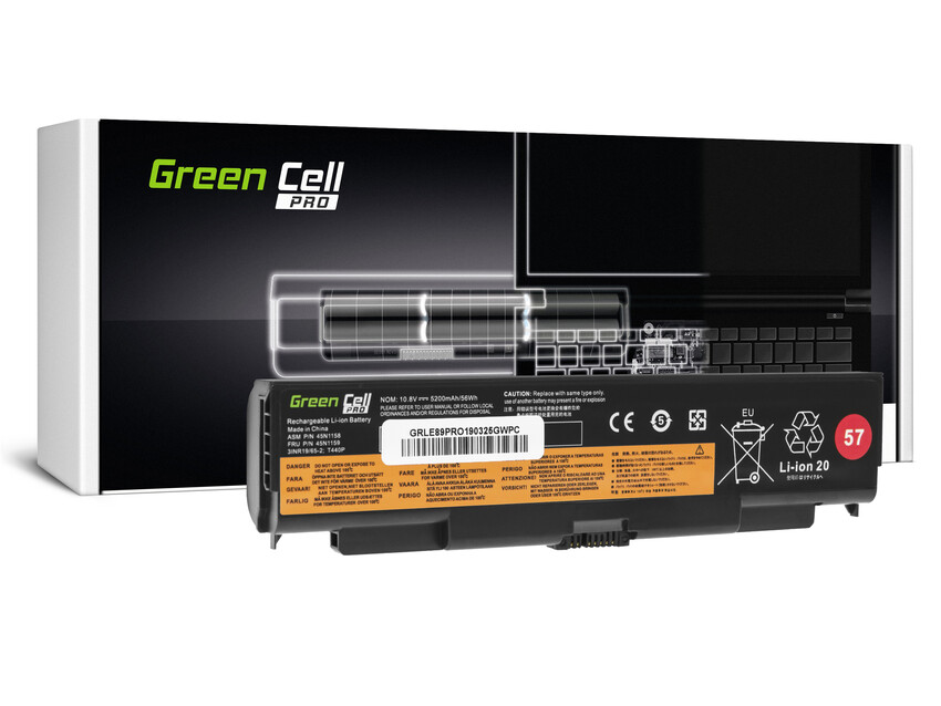 Green Cell baterija PRO za Lenovo ThinkPad T440p T540p W540 W541 L440 L540 (LE89PRO)