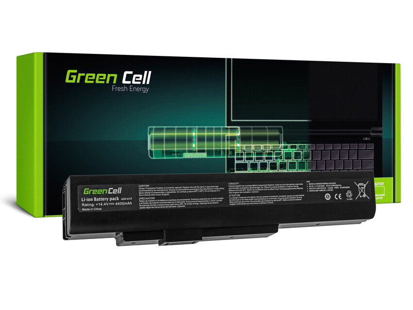 Green Cell baterija A41-A15 A42-A15 za MSI CR640 CX640, Medion Akoya E6221 E7220 E7222 P6634 P6815, Fujitsu LifeBook N532 NH532 (MS04)