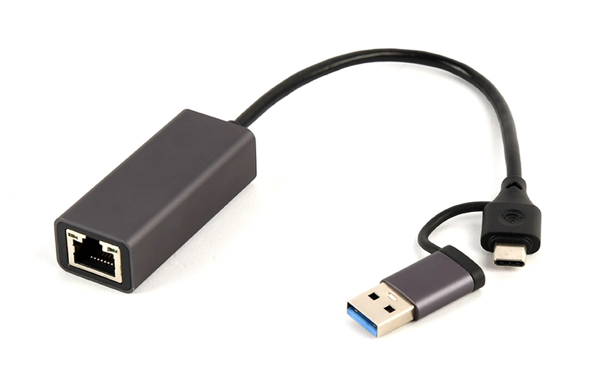 Adapter USB-C na mrežni konektor LAN, RJ45 (GIGA) Gembird A-USB3AC-LAN-01