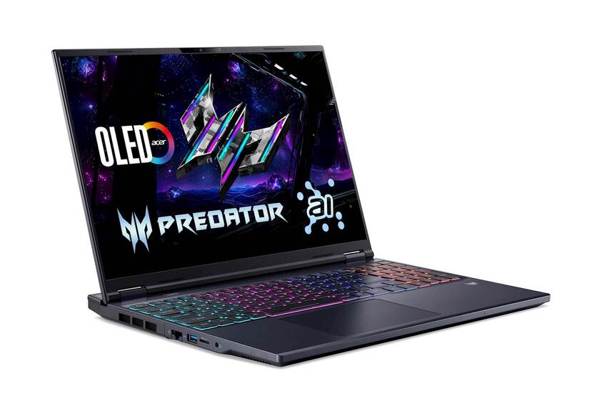 Prenosnik ACER PHN16-73-96ZG Ultra 9 275HX/32GB/SSD 1TB/16'' WQXGA 240Hz/RTX 5070 Ti 12GB/NoOS/AI