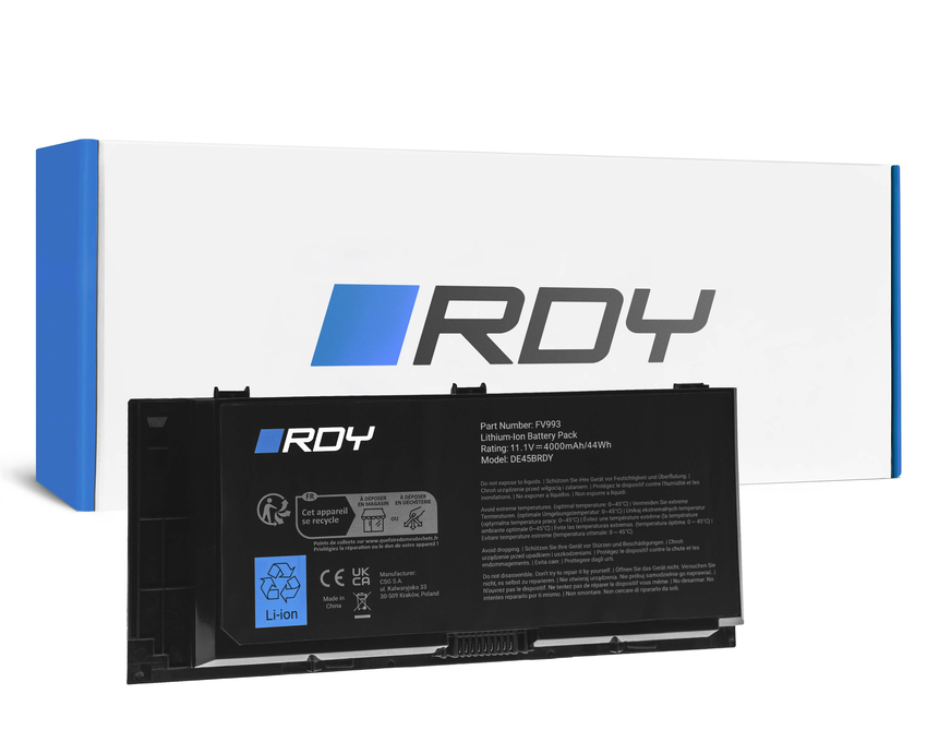 baterija RDY FV993 to Dell Precision M4600 M4700 M4800 M6600 M6700 M6800 (DE45BRDY)