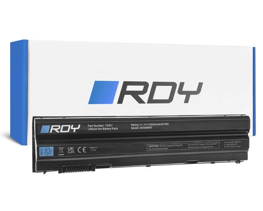 baterija RDY M5Y0X T54FJ 8858X to Dell Latitude E5420 E5430 E5520 E5530 E6420 (DE56BRDY)