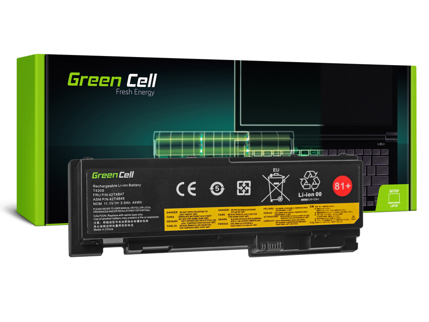 Green Cell baterija 42T4844 42T4845 za Lenovo ThinkPad T420s T420si (LE78)